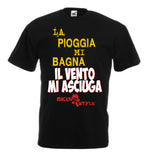 Biker Style "LA PIOGGIA..." T-shirt