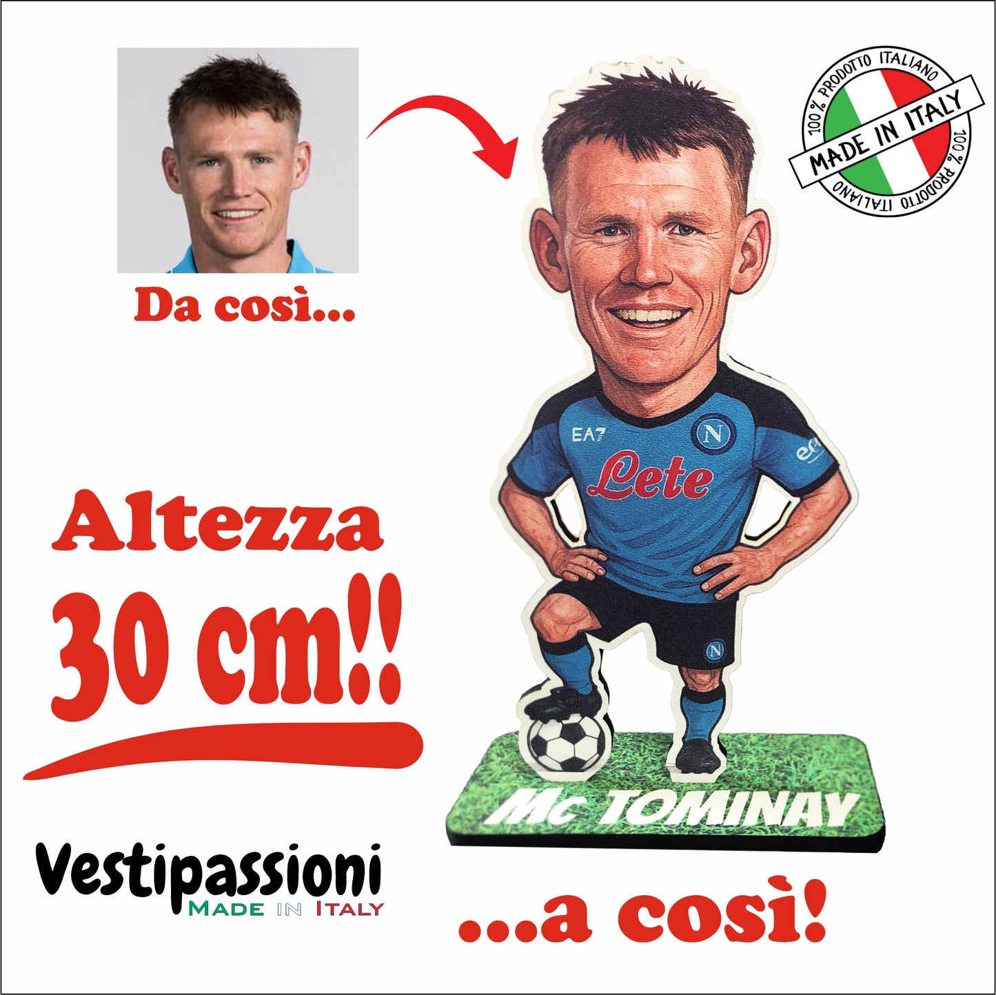 La tua caricatura personalizzata (in un'incredibile statuetta)