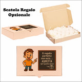 Caricatura Personalizzata da Foto – Stampa su MDF altezza 30 cm – Regalo Originale per Uomo Donna – Personalizzabile con Mestiere, Accessori e Dettagli Unici - statuina personalizzata