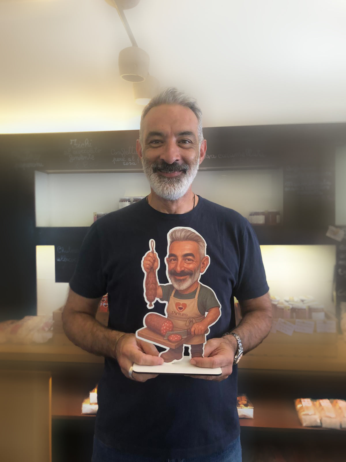 Statuina personalizzata per mestiere con caricatura da foto - 30cm
