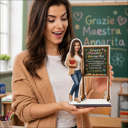 Statuina personalizzata con caricatura da foto - 30cm