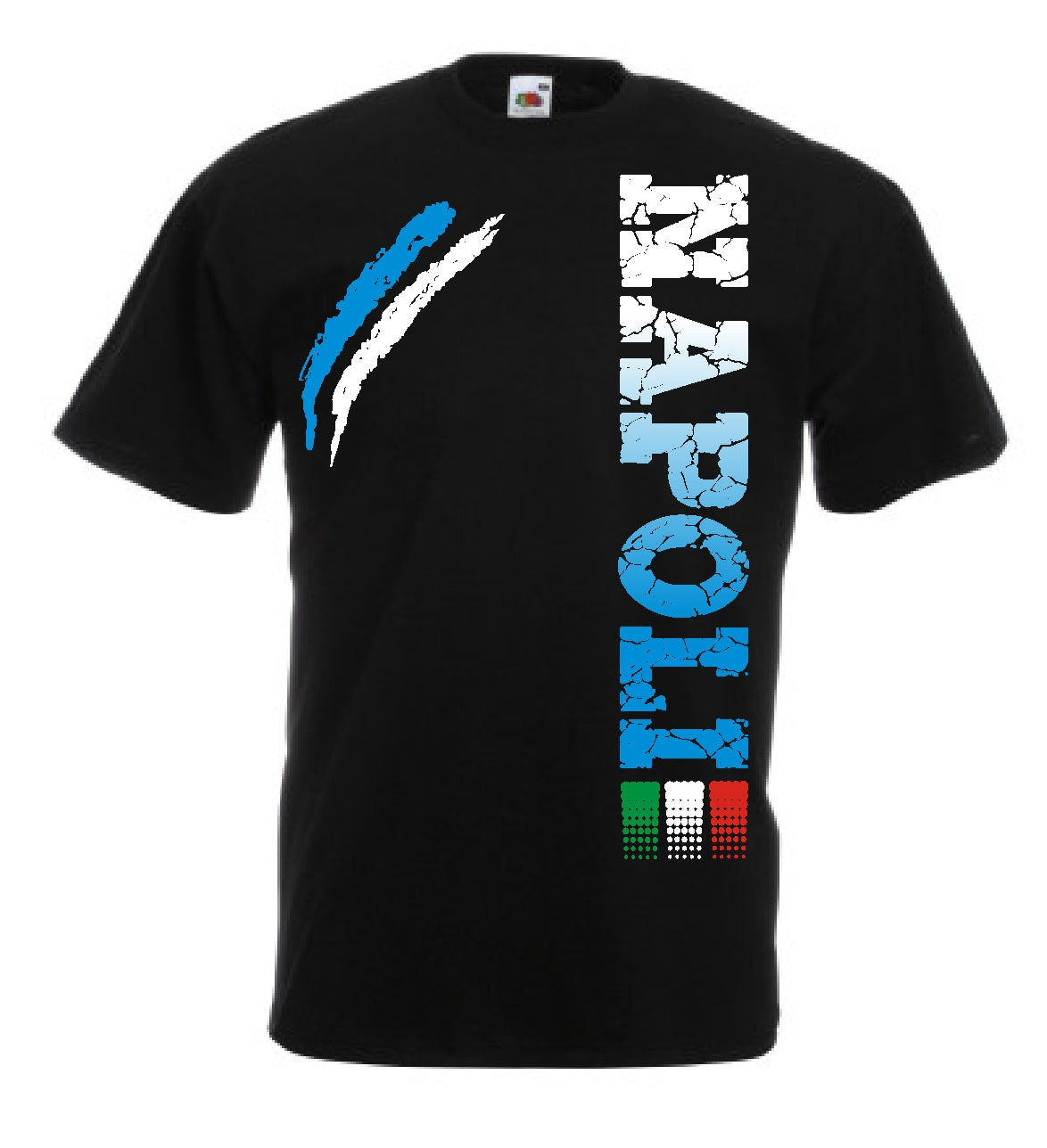Maglietta Napoli 100% Cotone - T-Shirt Tifosi SSCN Con Stampa Professionale - Foto 3